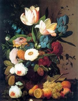 unknow artist Floral, beautiful classical still life of flowers.132 France oil painting art